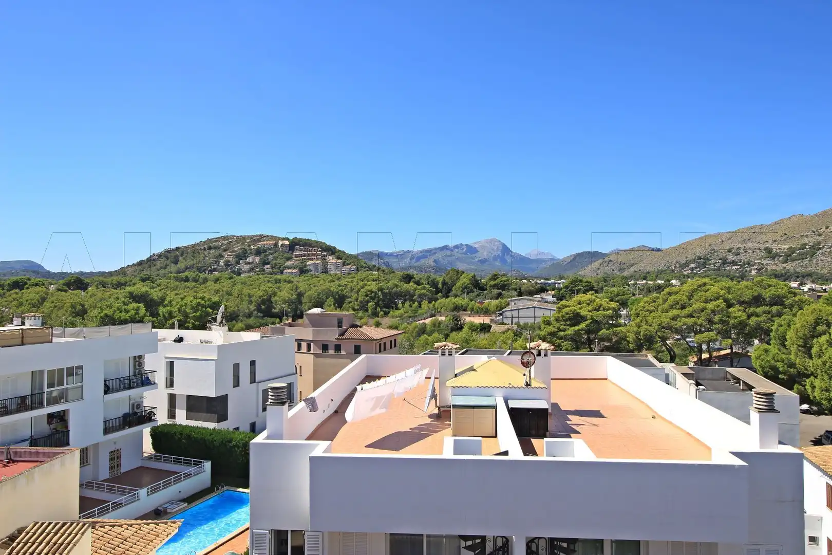 Exterior view of Flat for sale in Pollença  with Air Conditioner