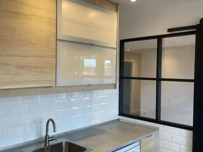 Kitchen of Flat for rent in Gijón   with Terrace and Balcony