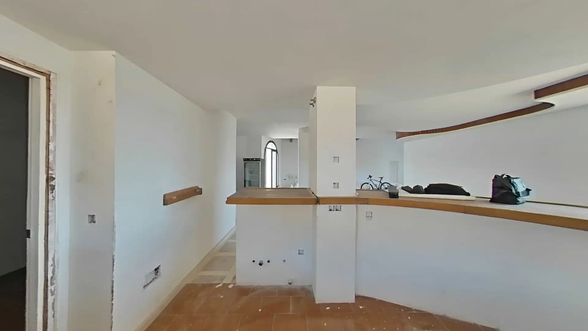 Küche von Geschaftsraum zur Miete in Casares mit Terrasse