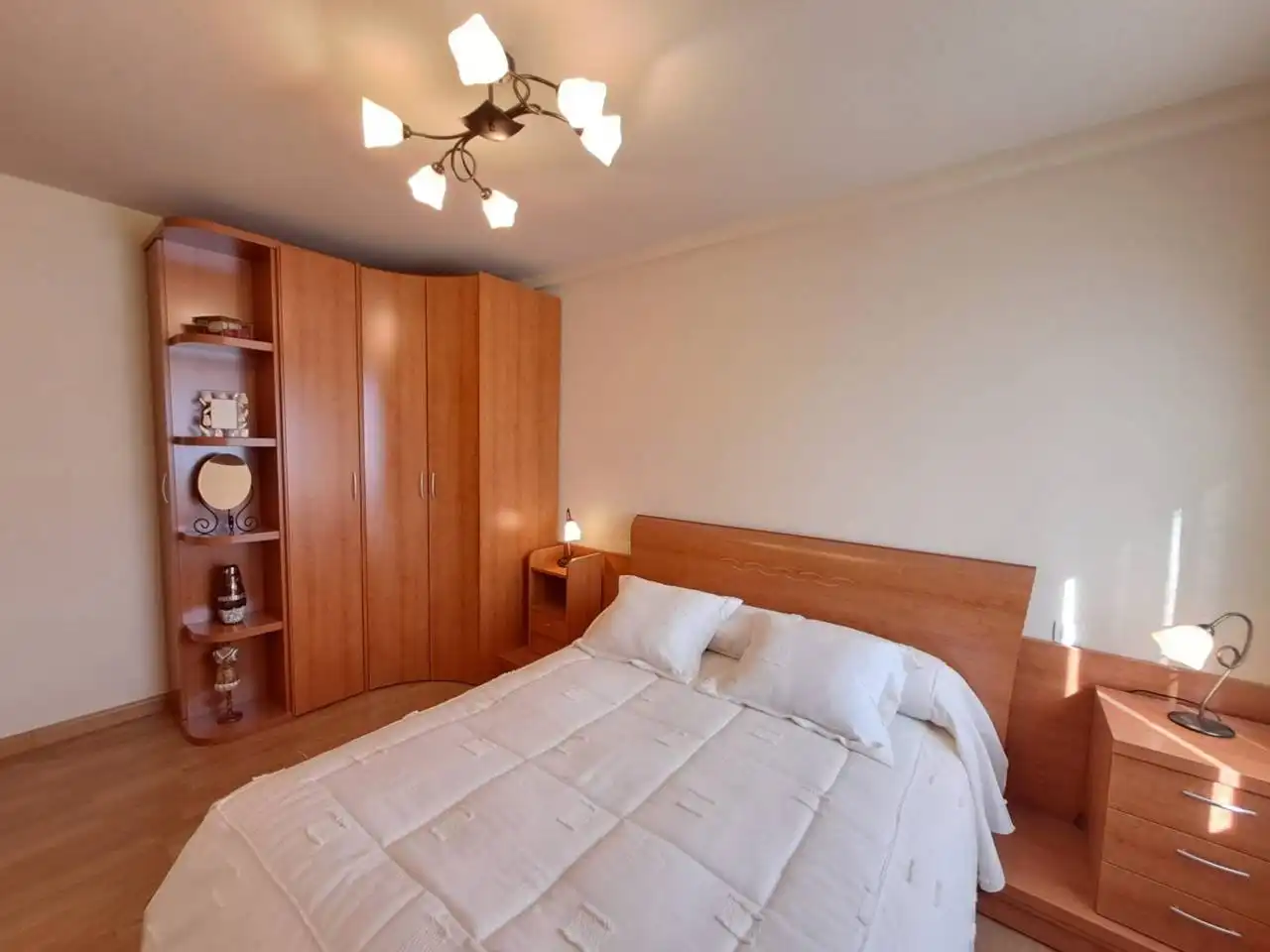 Bedroom of Flat for sale in Valdorros  with Heating, Parquet flooring and Terrace