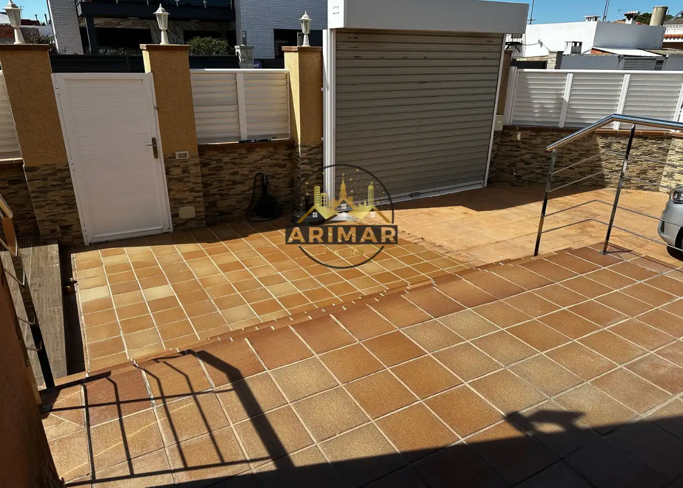 Terrace of Detached homes for sale in Burriana / Borriana  with Air Conditioner, Terrace and Swimming Pool