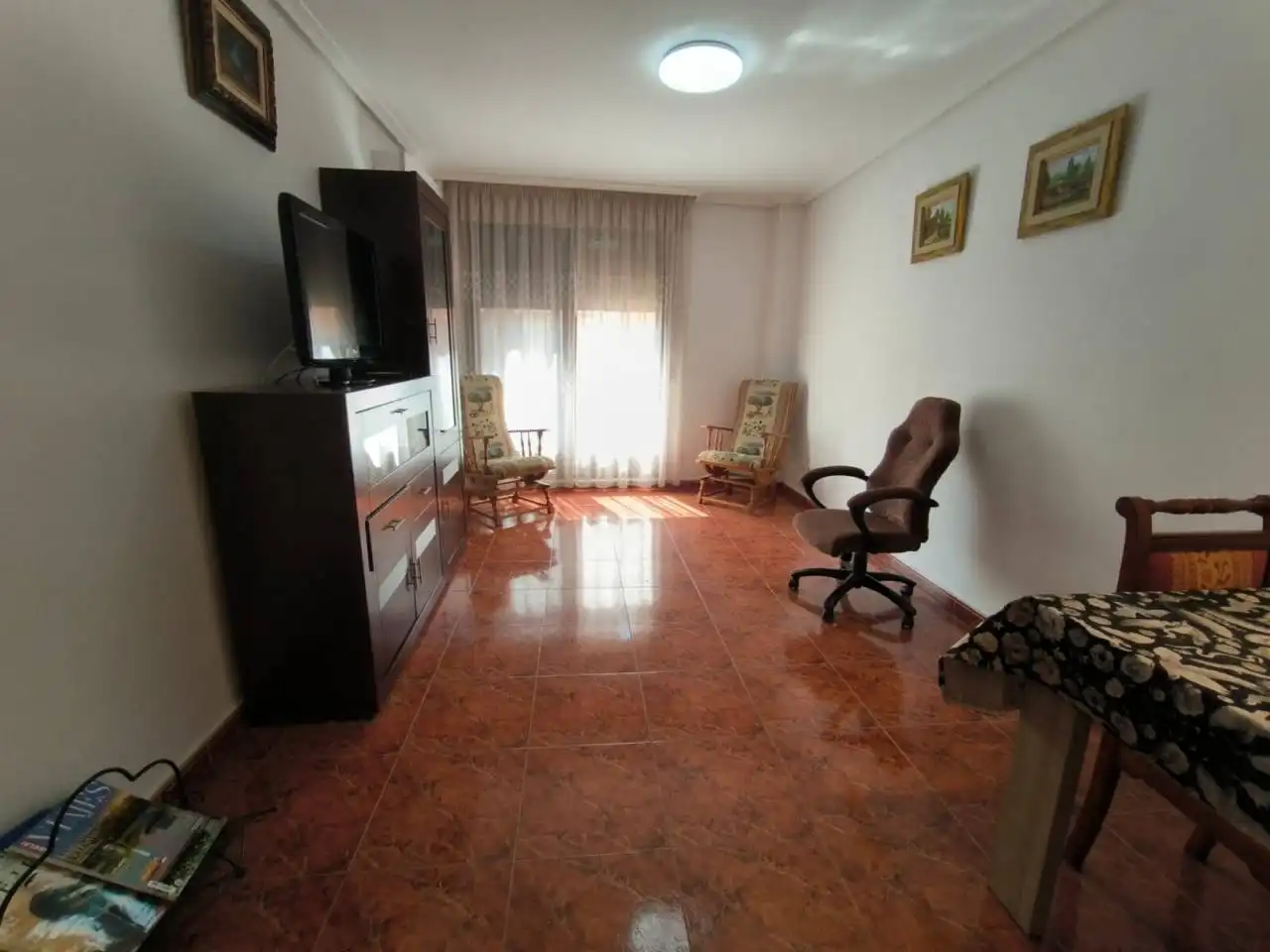 Sala de estar de Piso de alquiler en Albacete con Aire acondicionado, Calefacción y Balcón