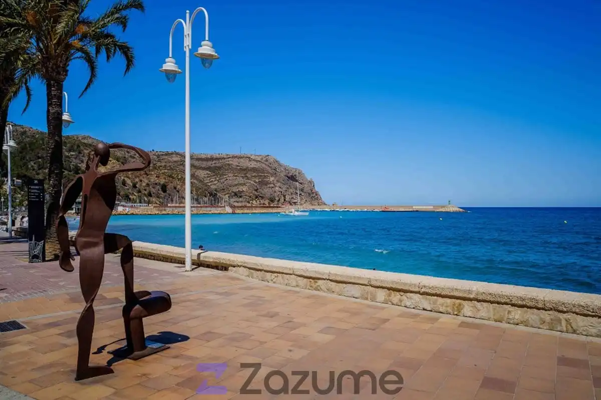 Vista exterior de Apartamento de alquiler en Jávea / Xàbia con Aire acondicionado, Amueblado y Horno