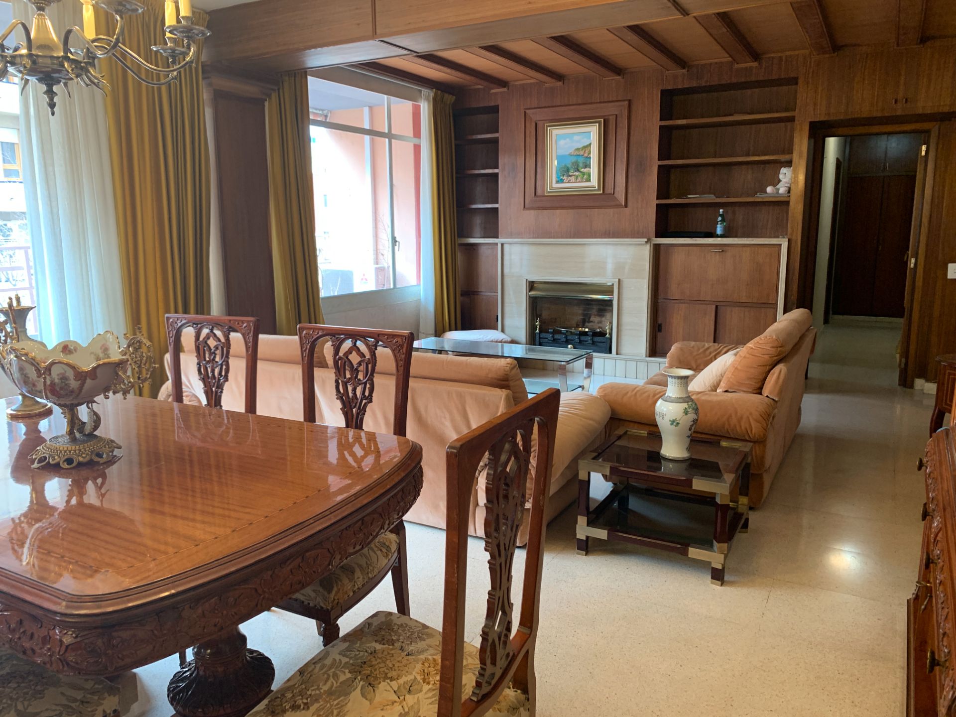 Sala d'estar de Pis en venda en  Palma de Mallorca amb Aire condicionat, Traster i Moblat
