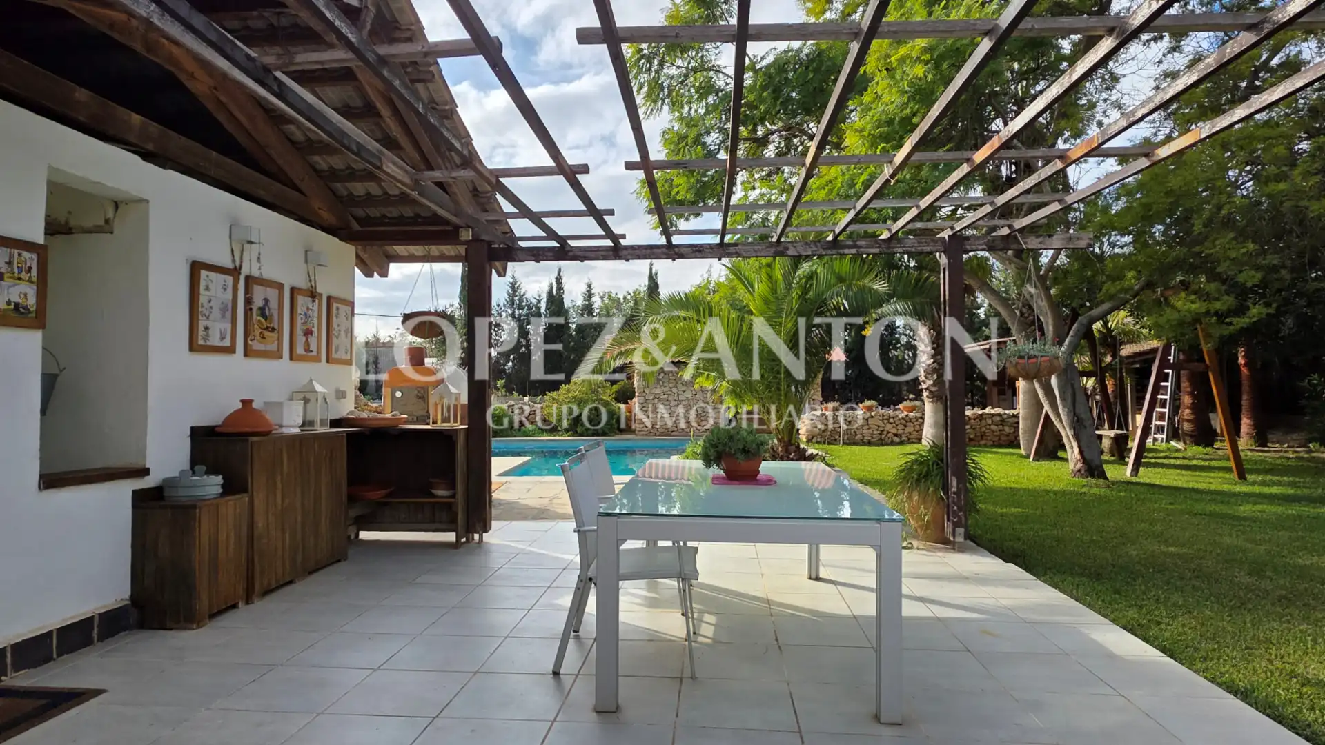 Garden of Houses for sale in L'Eliana  with Air Conditioner, Private garden and Terrace
