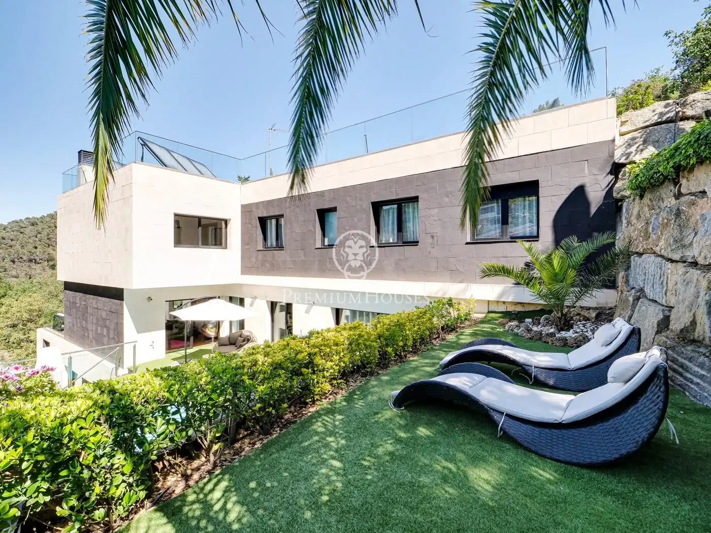Jardín de Casa o chalet en venta en Barcelona con Aire acondicionado, Jardín privado y Terraza