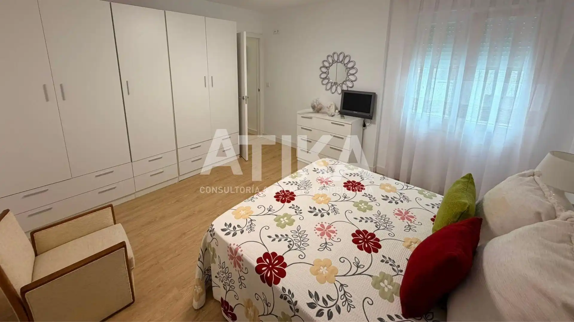 Bedroom of Flat for sale in Ontinyent  with Air Conditioner, Heating and Parquet flooring