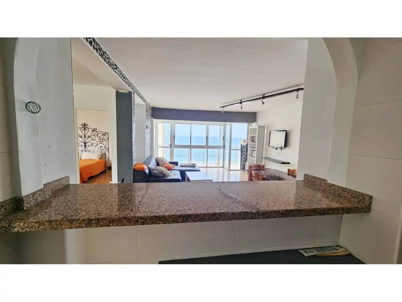 Sala de estar de Apartamento de alquiler en San Cristóbal de la Laguna con Terraza, Amueblado y Balcón