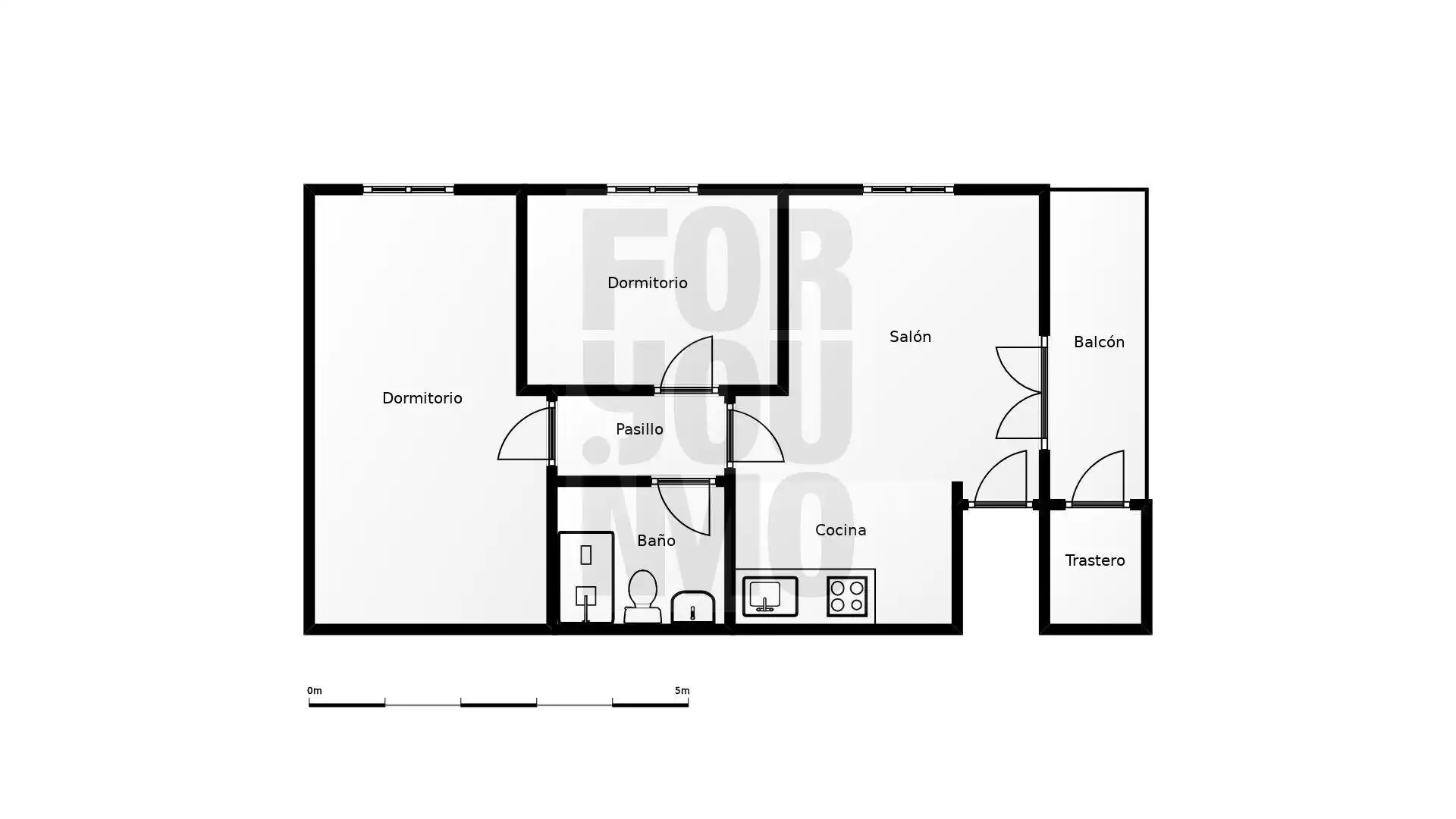 Piso en venta en Zarautz con Trastero y Balcón