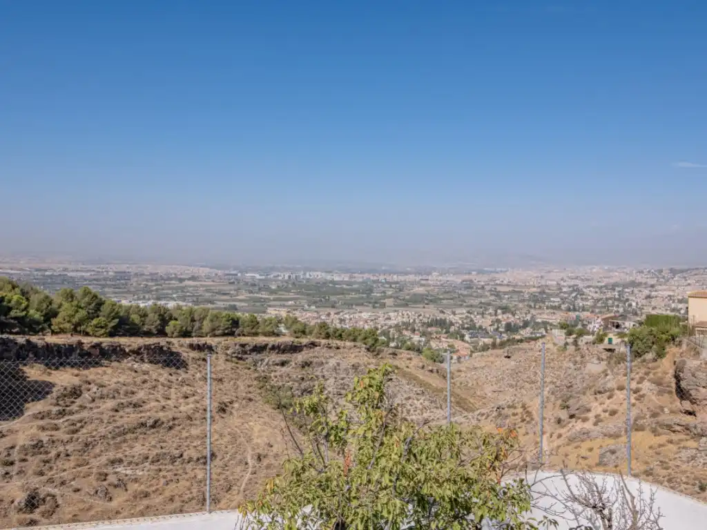 Vista exterior de Casa o chalet en venta en Monachil con Jardín privado, Terraza y Piscina