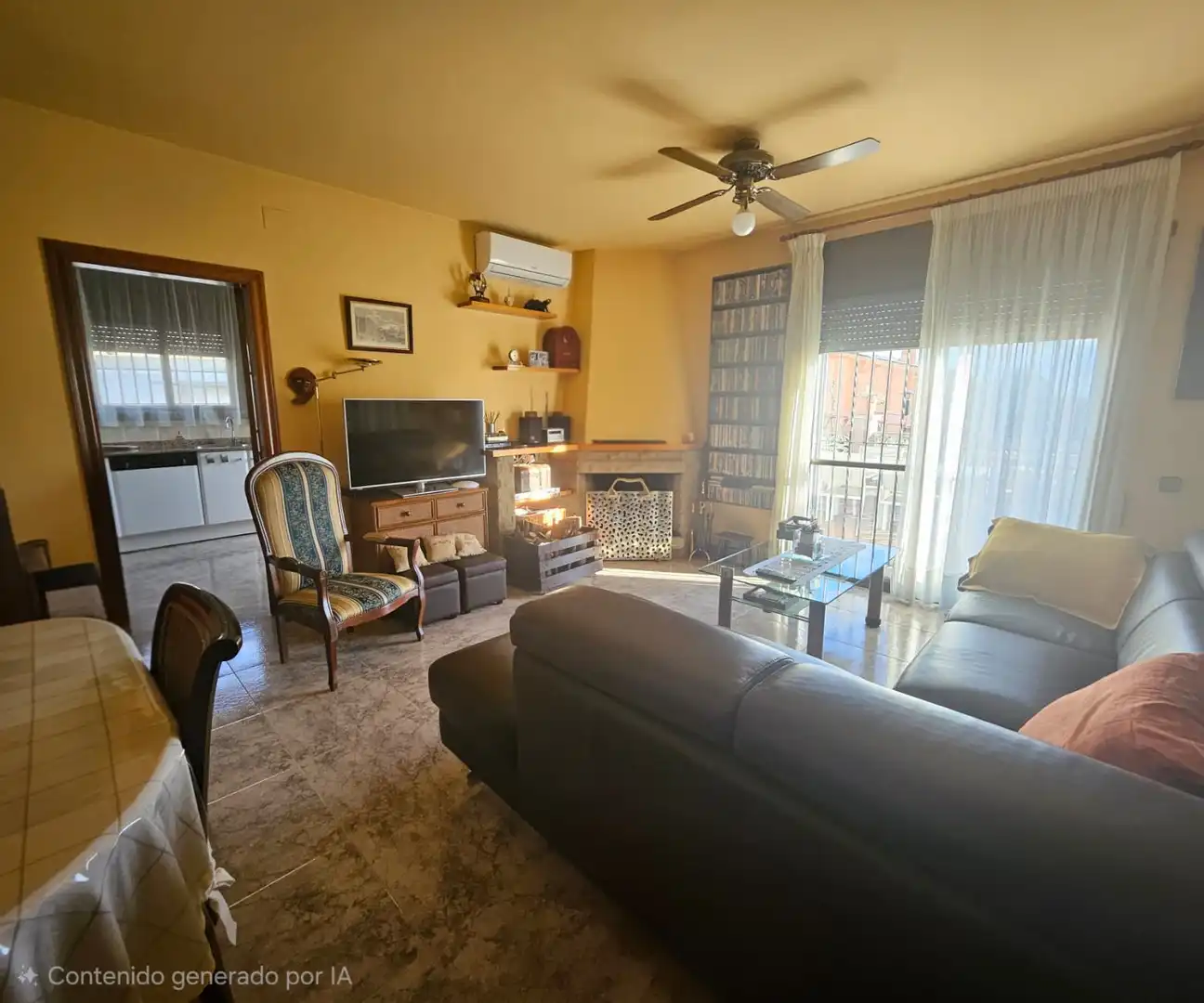 Sala d'estar de Casa o xalet en venda en Cànoves I Samalús amb Aire condicionat, Calefacció i Jardí privat