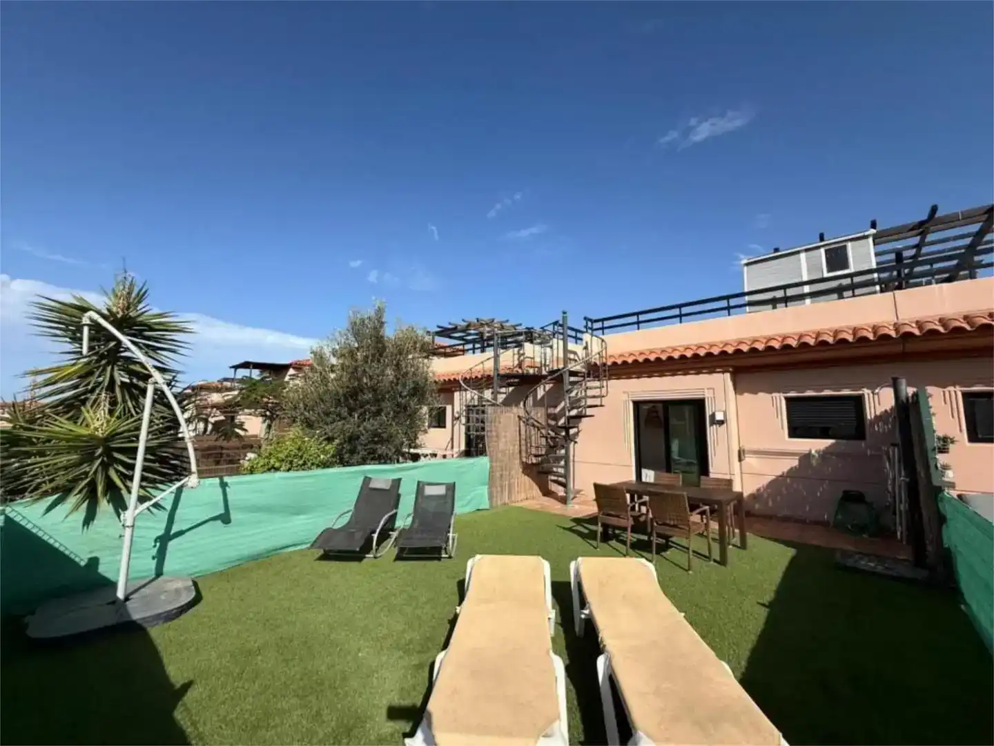 Terraza de Piso en venta en La Oliva con Jardín privado y Piscina