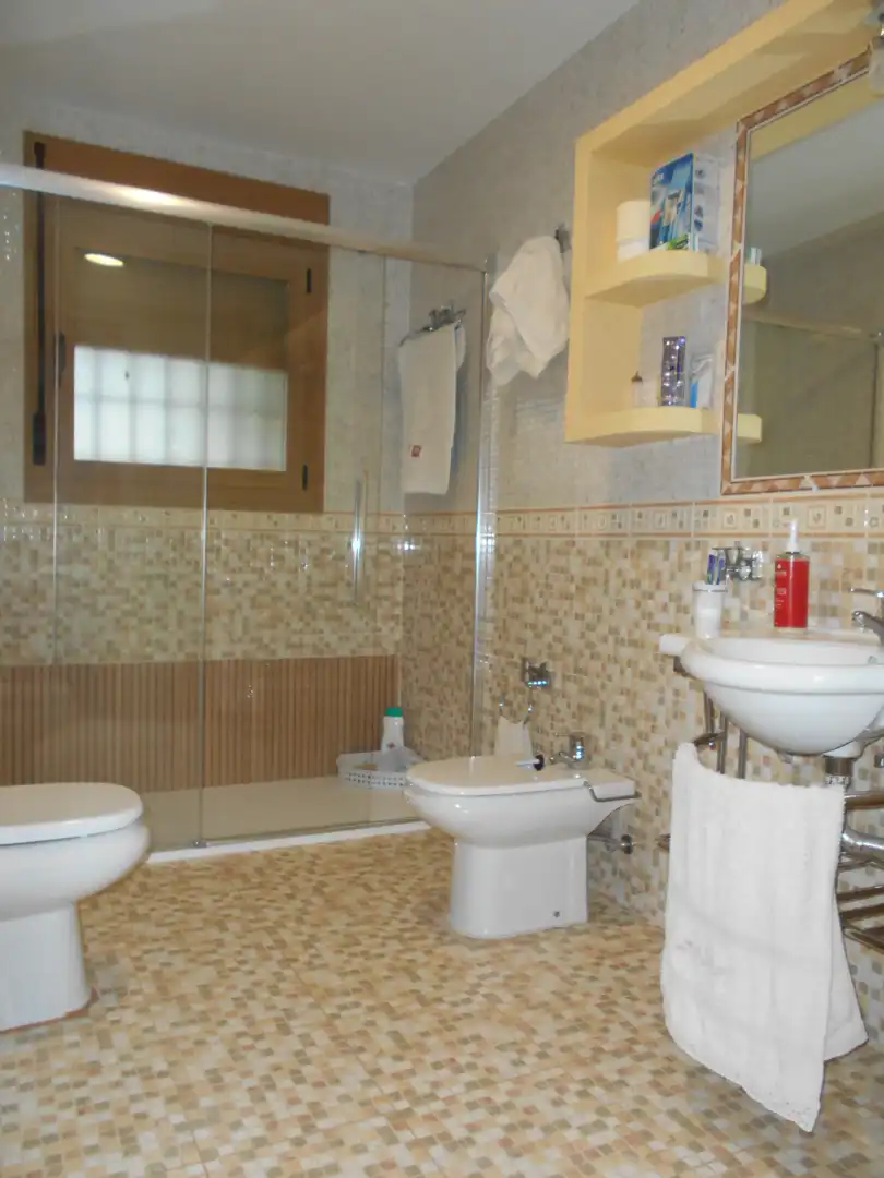 Baño de Casa o chalet en venta en Pozuelo de Calatrava con Aire acondicionado, Calefacción y Jardín privado