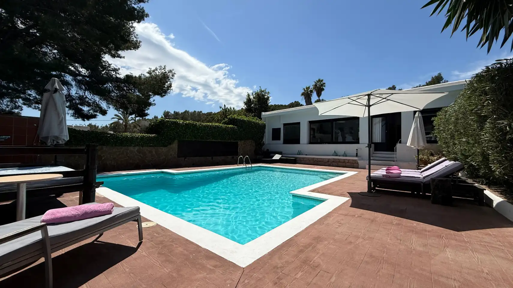 Swimming pool of Houses for sale in Sant Antoni de Portmany  with Air Conditioner, Heating and Private garden