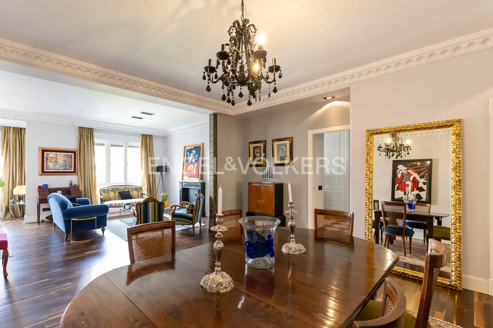 Dining room of Flat for sale in Madrid  with Air Conditioner, Heating and Parquet flooring