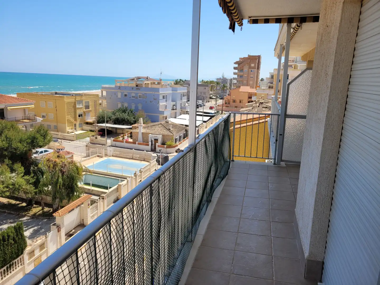 Terrasse von Wohnungen zur Miete in Xeraco mit Terrasse, Möbliert und Ofen