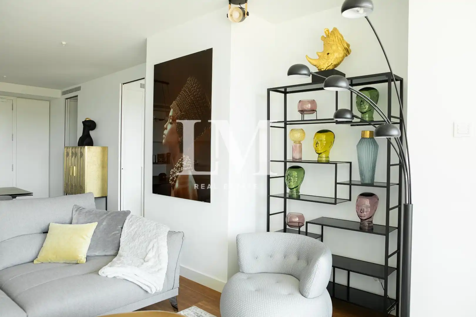 Living room of Apartments for rent in Barcelona  with Air Conditioner, Private garden and Terrace