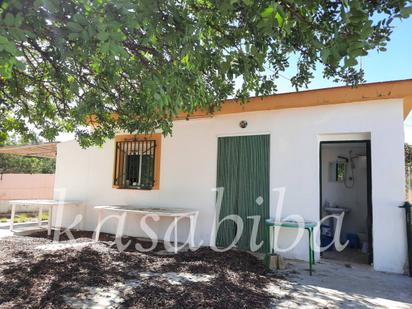 Vista exterior de Casa o xalet en venda en Turís amb Jardí privat, Terrassa i Piscina