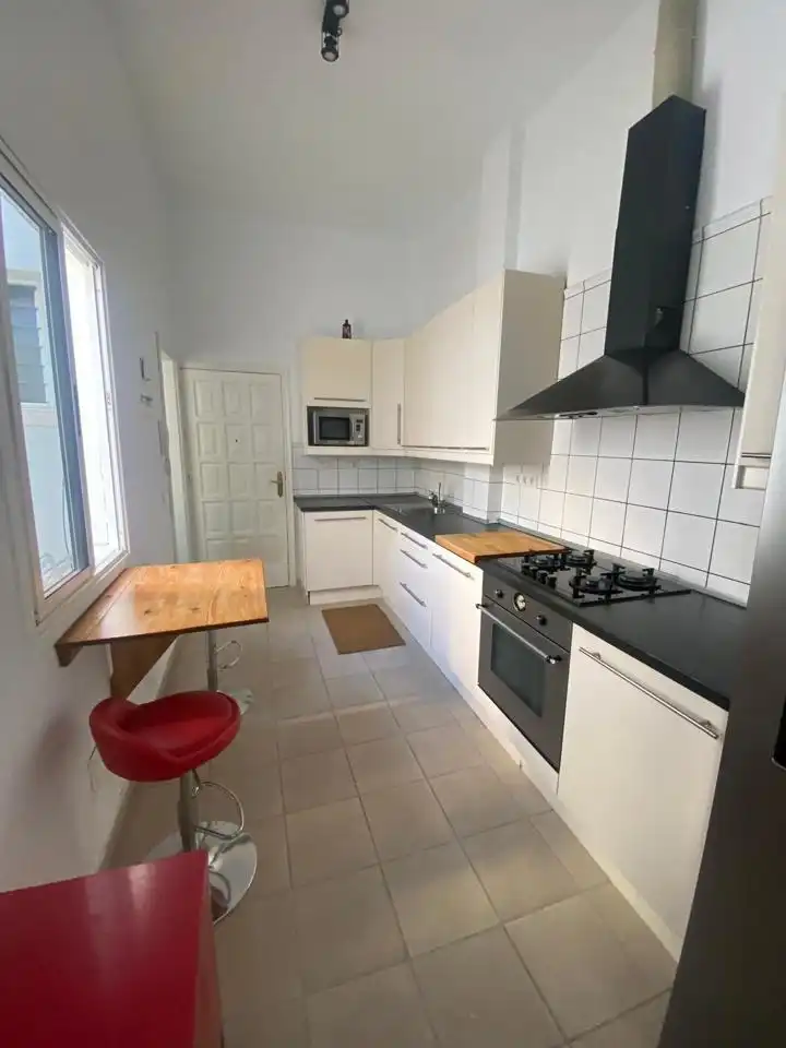 Küche von Dachboden zur Miete in Santa Cruz de Tenerife mit Terrasse und Möbliert