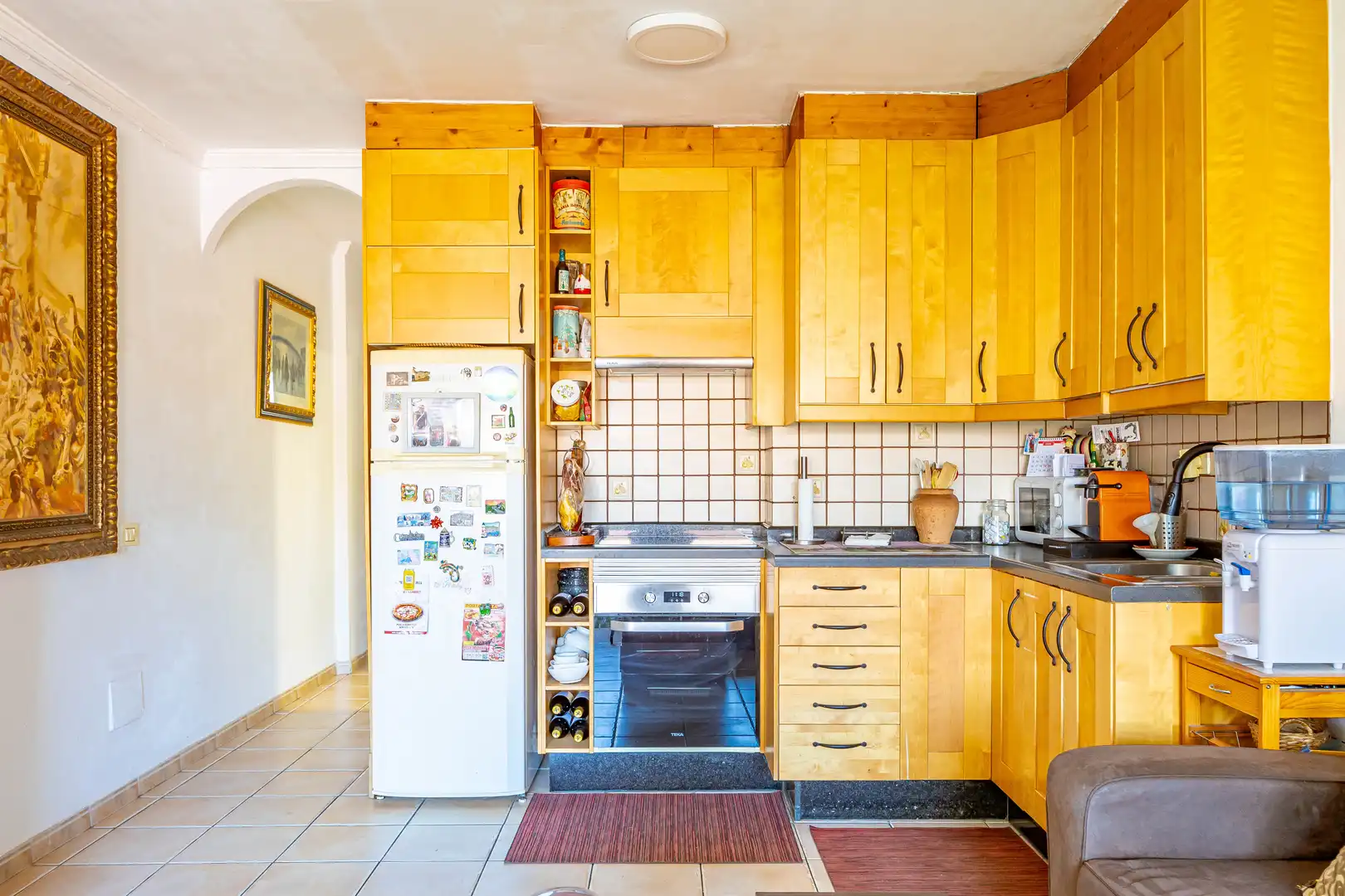 Cocina de Piso en venta en San Bartolomé de Tirajana con Terraza, Piscina y Amueblado