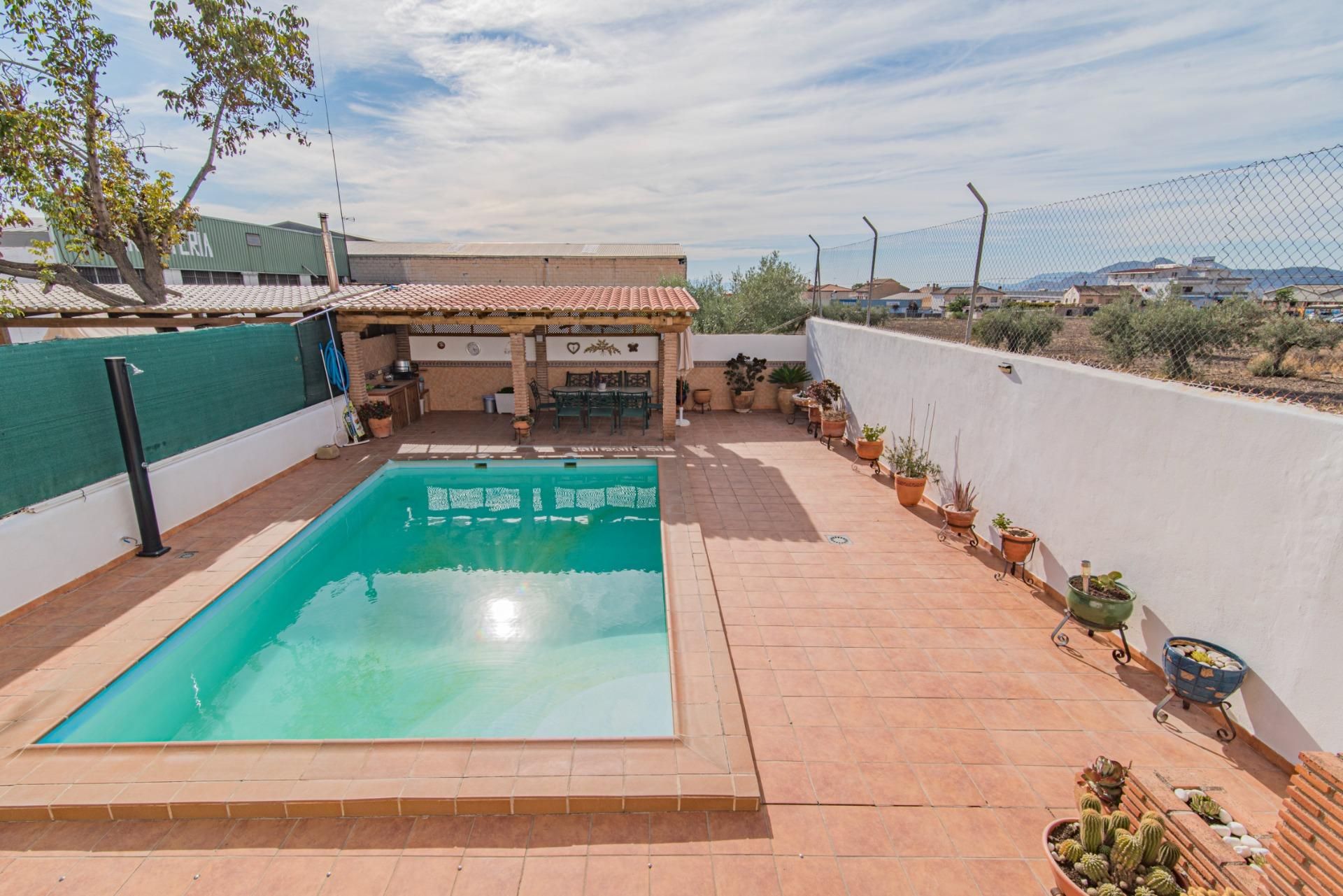 Swimming pool of House or chalet for sale in Pulianas  with Air Conditioner, Heating and Private garden