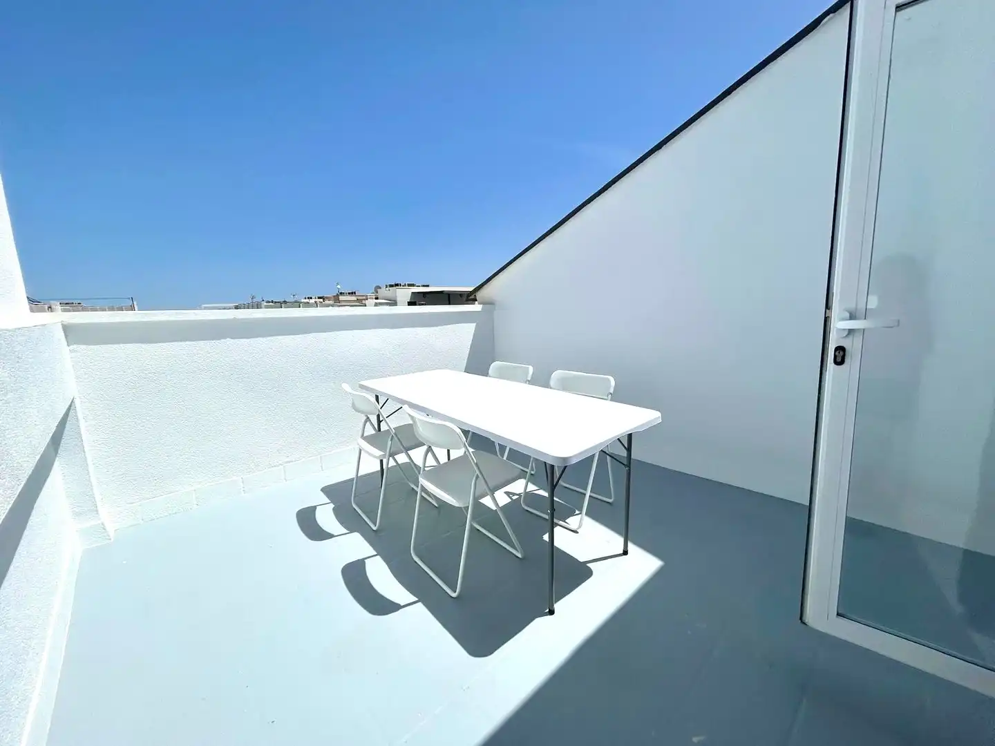 Terraza de Ático de alquiler en Balanegra con Aire acondicionado, Calefacción y Jardín privado