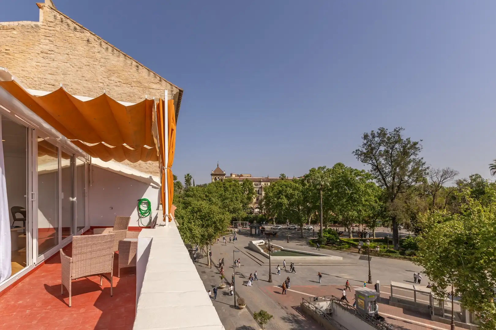Terrace of Flat for rent in Sevilla  with Air Conditioner and Terrace