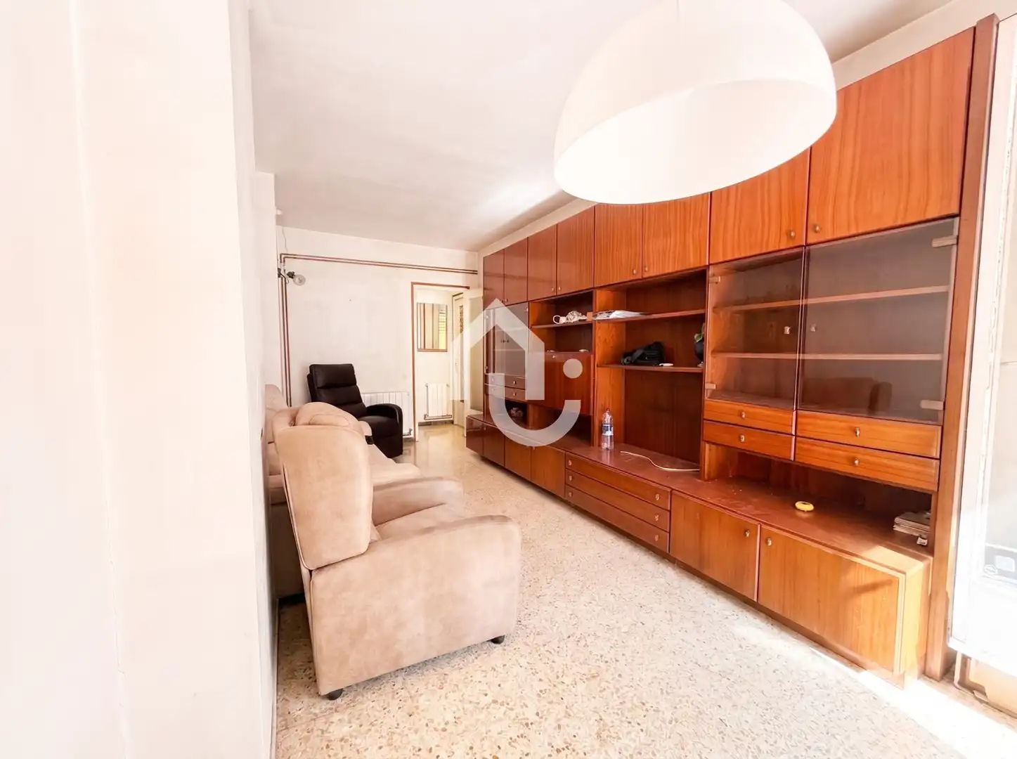 Sala de estar de Piso en venta en Barcelona con Calefacción y Terraza