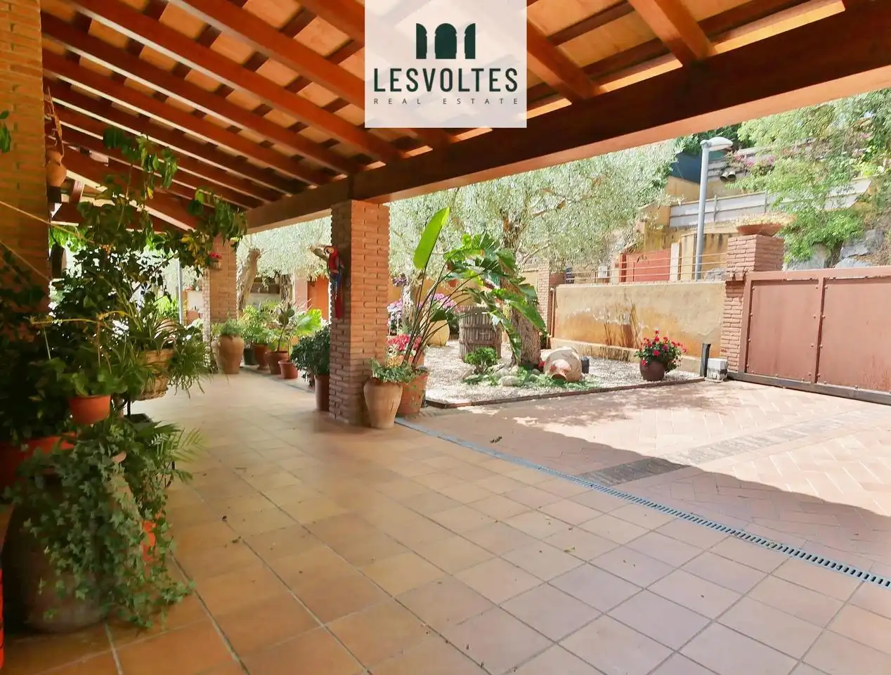 Exterior view of Houses for sale in Mont-ras  with Air Conditioner, Heating and Private garden