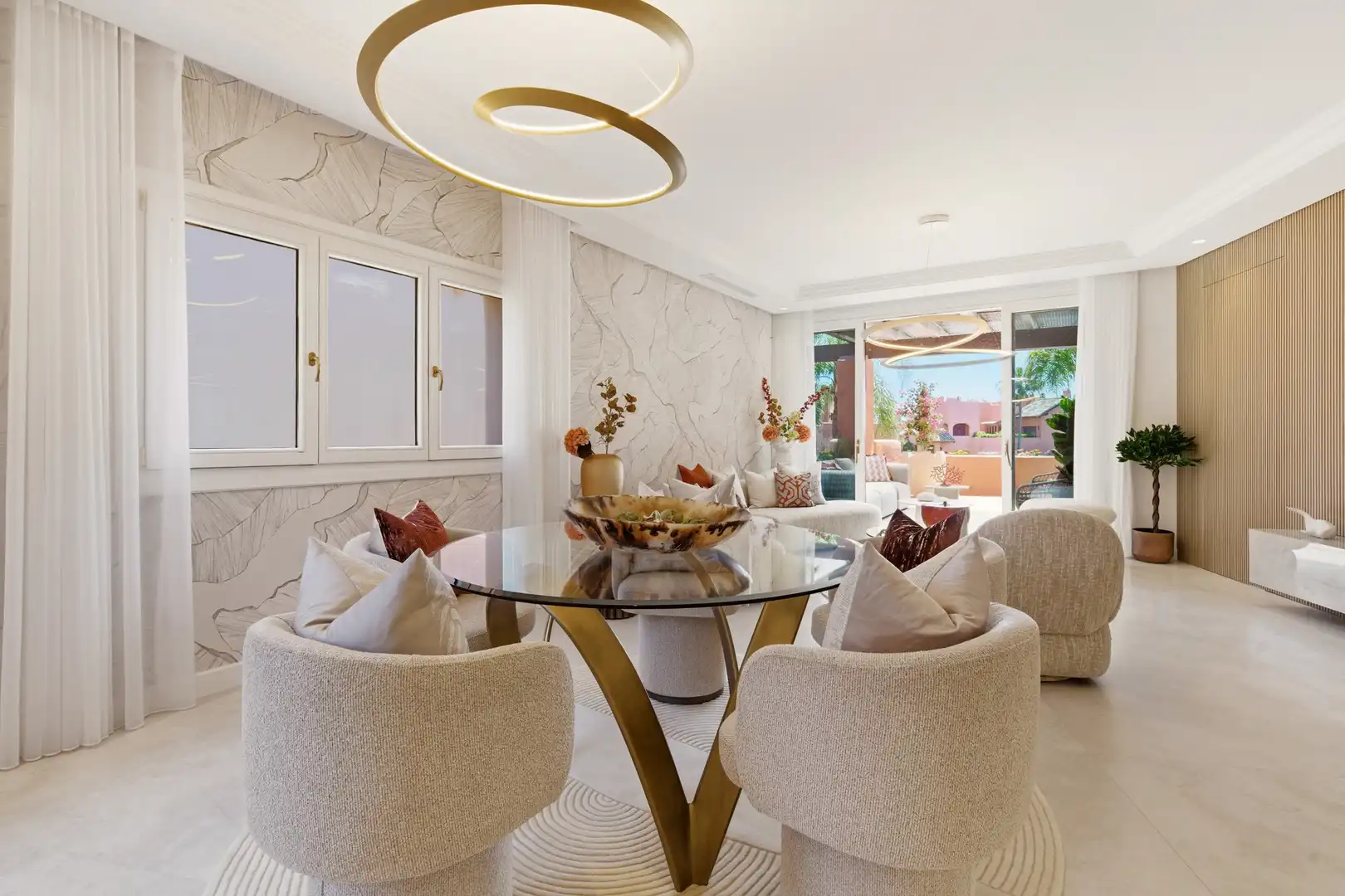 Dining room of Attic for sale in Estepona  with Air Conditioner, Heating and Terrace