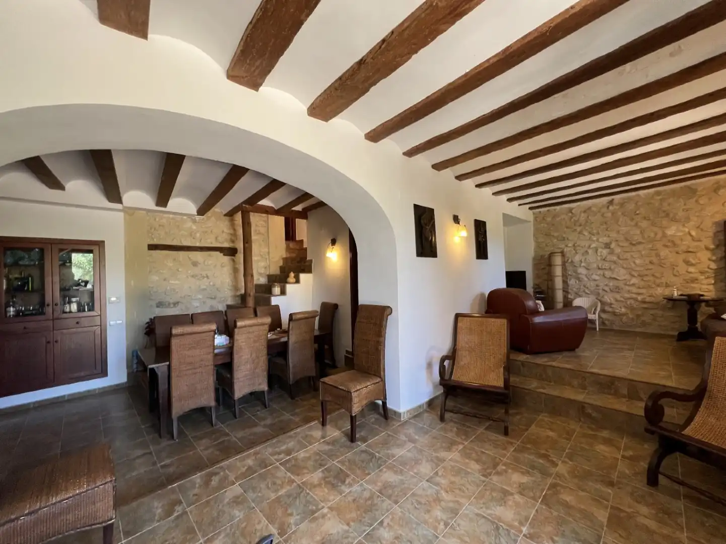 Comedor de Finca rústica en venta en Ibi con Aire acondicionado, Jardín privado y Trastero