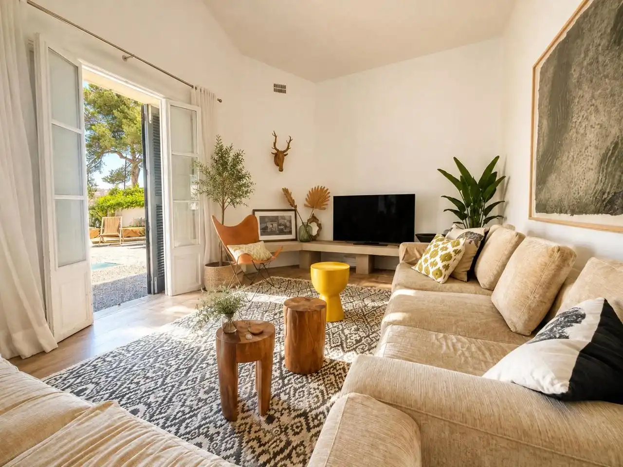 Sala de estar de Casa o chalet en venta en Calvià con Calefacción, Terraza y Alarma