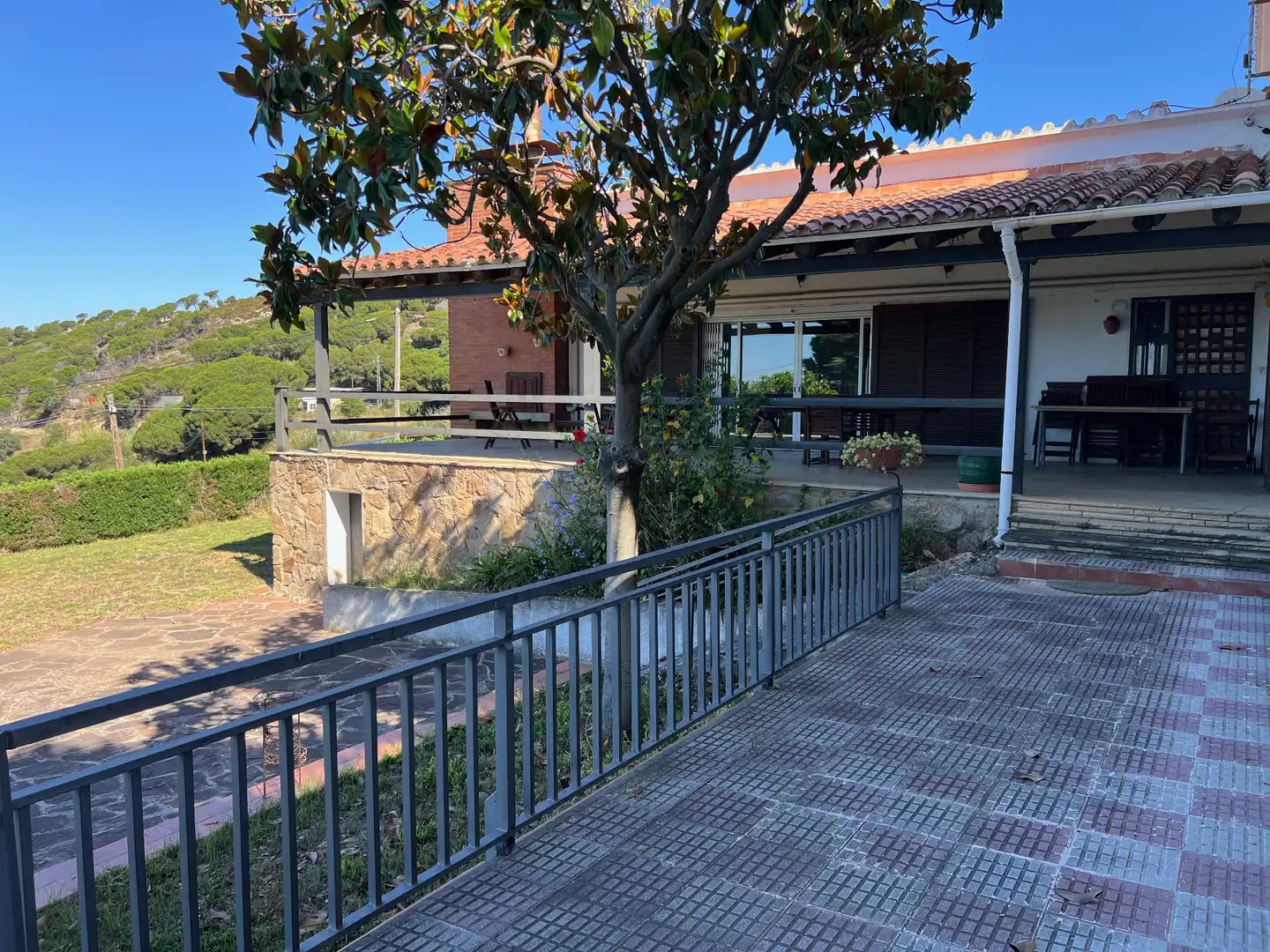 Terrassa de Casa o xalet en venda en Mataró amb Aire condicionat, Jardí privat i Terrassa