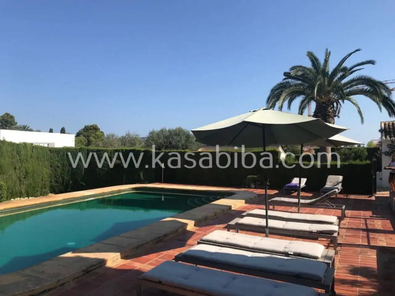 Jardín de Casa o chalet de alquiler en Jávea / Xàbia con Terraza