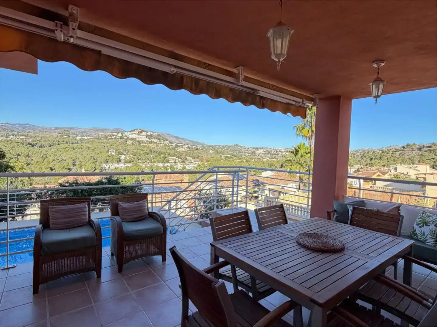 Terrassa de Casa o xalet en venda en Calpe / Calp amb Aire condicionat, Piscina i Balcó