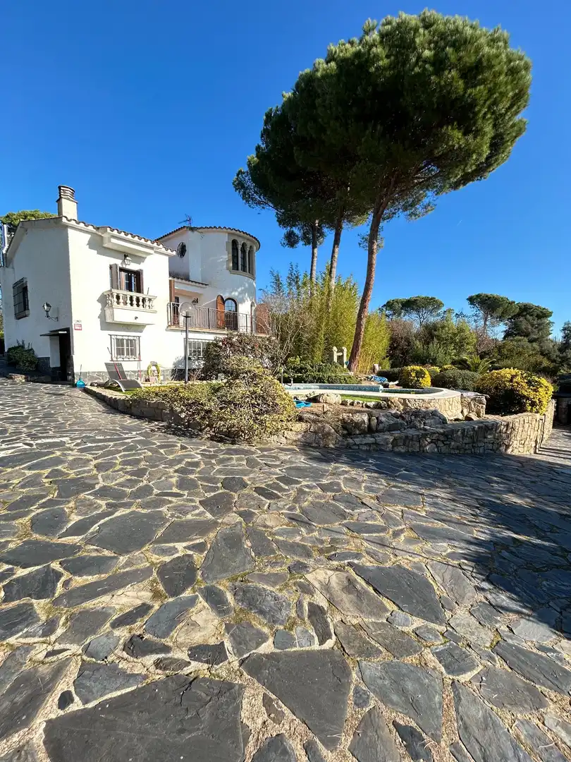 Jardín de Casa o chalet en venta en Santa Coloma de Farners con Calefacción, Jardín privado y Terraza