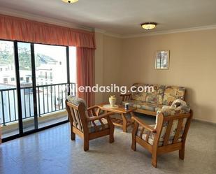 Living room of Flat to rent in Icod de los Vinos  with Furnished, Washing machine and Balcony