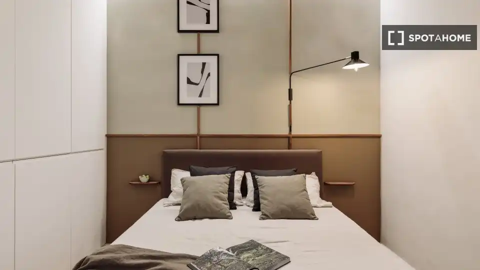 Habitación de Piso de alquiler en Barcelona con Aire acondicionado, Calefacción y Amueblado