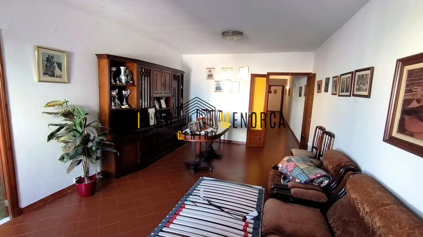 Sala de estar de Piso en venta en Ciutadella de Menorca con Aire acondicionado y Terraza