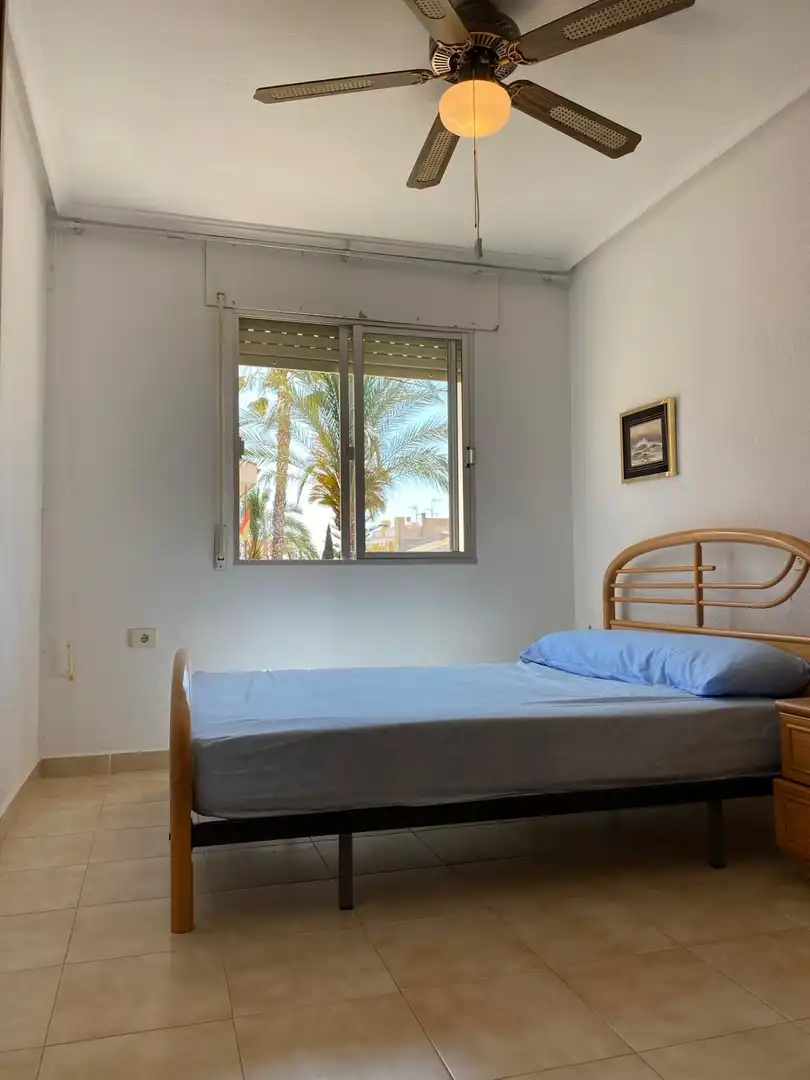 Schlafzimmer von Maisonette zur Miete in San Pedro del Pinatar mit Klimaanlage, Heizung und Privatgarten