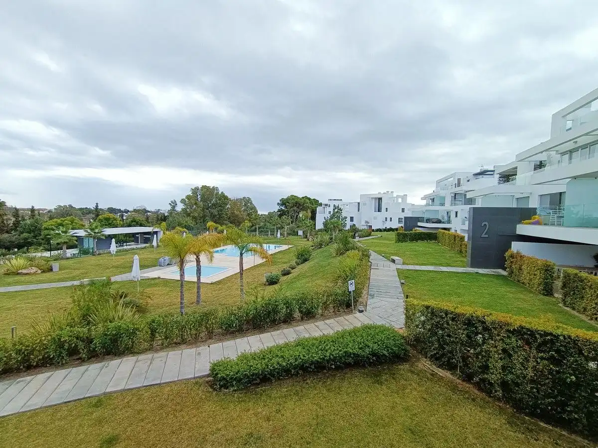 Garden of Flat for sale in Estepona  with Air Conditioner, Terrace and Storage room
