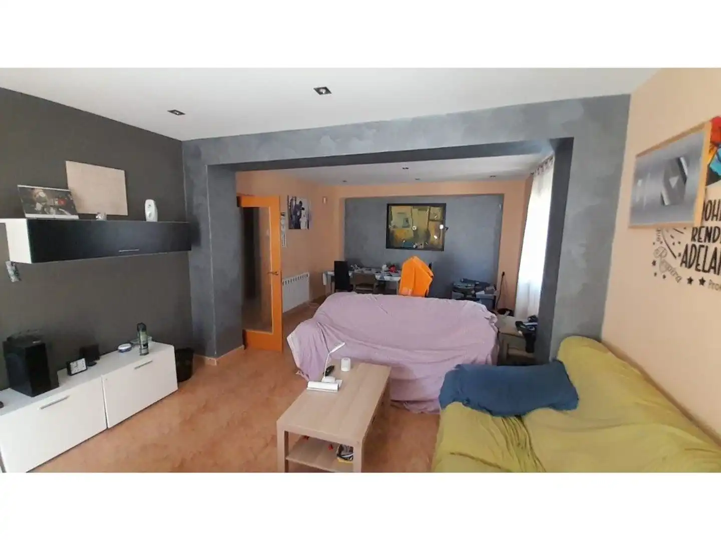 Sala de estar de Casa o chalet en venta en L'Énova con Aire acondicionado, Terraza y Balcón
