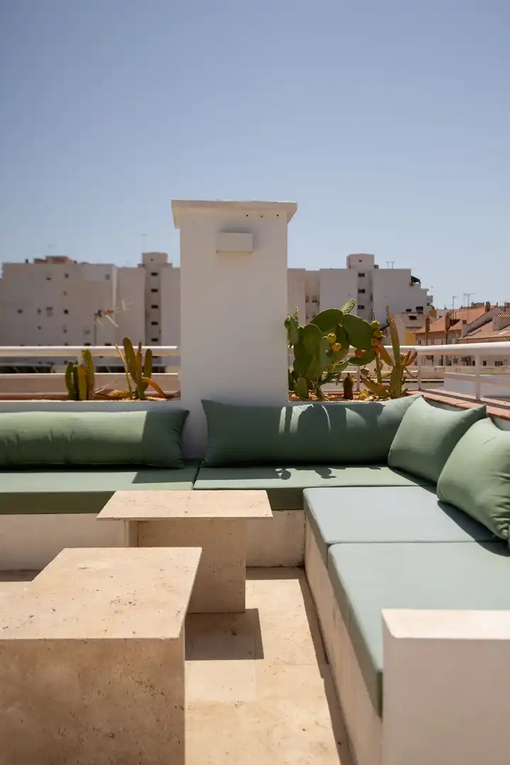 Terrace of Attic for rent in Málaga  with Terrace and Furnished