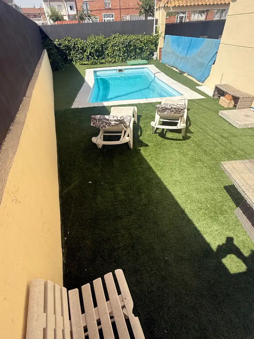 Swimming pool of Houses for sale in Numancia de la Sagra  with Air Conditioner, Heating and Private garden