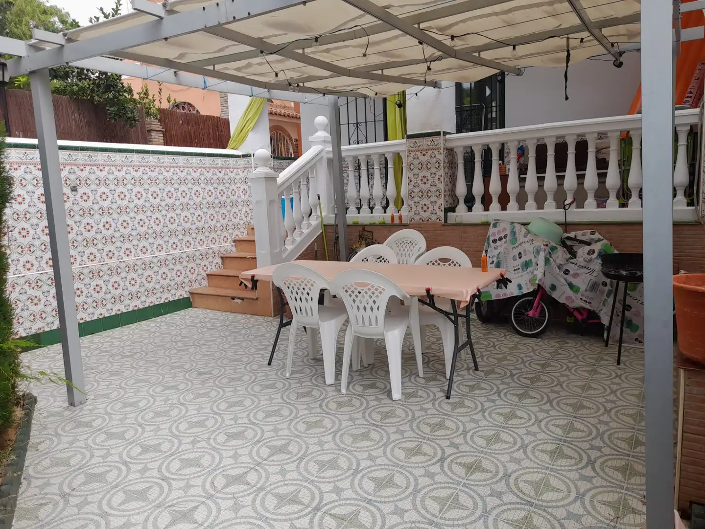 Terrassa de Casa adosada en venda en Vélez-Málaga amb Aire condicionat, Calefacció i Terrassa
