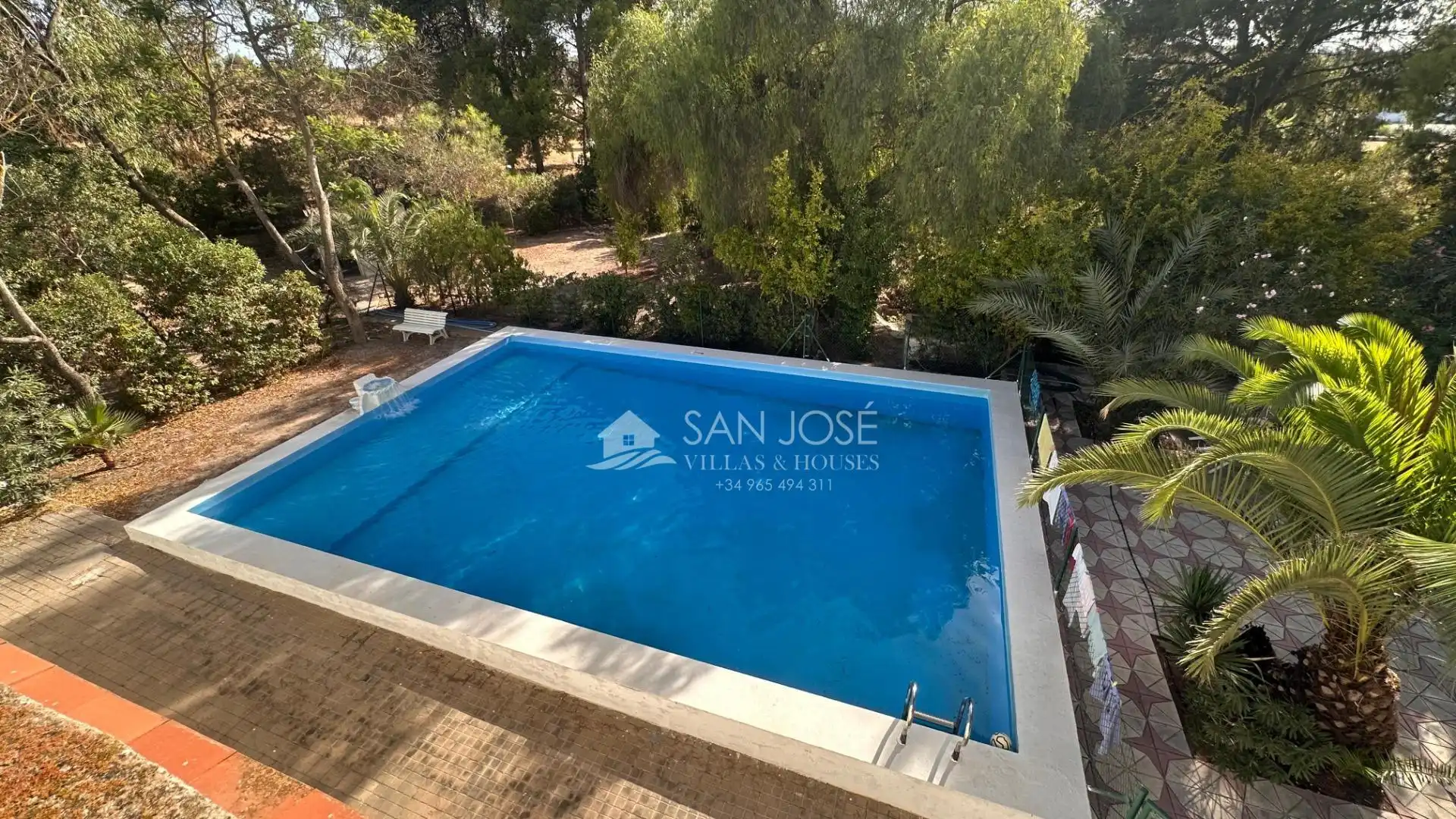 Swimming pool of Houses for sale in Aspe  with Heating, Private garden and Terrace