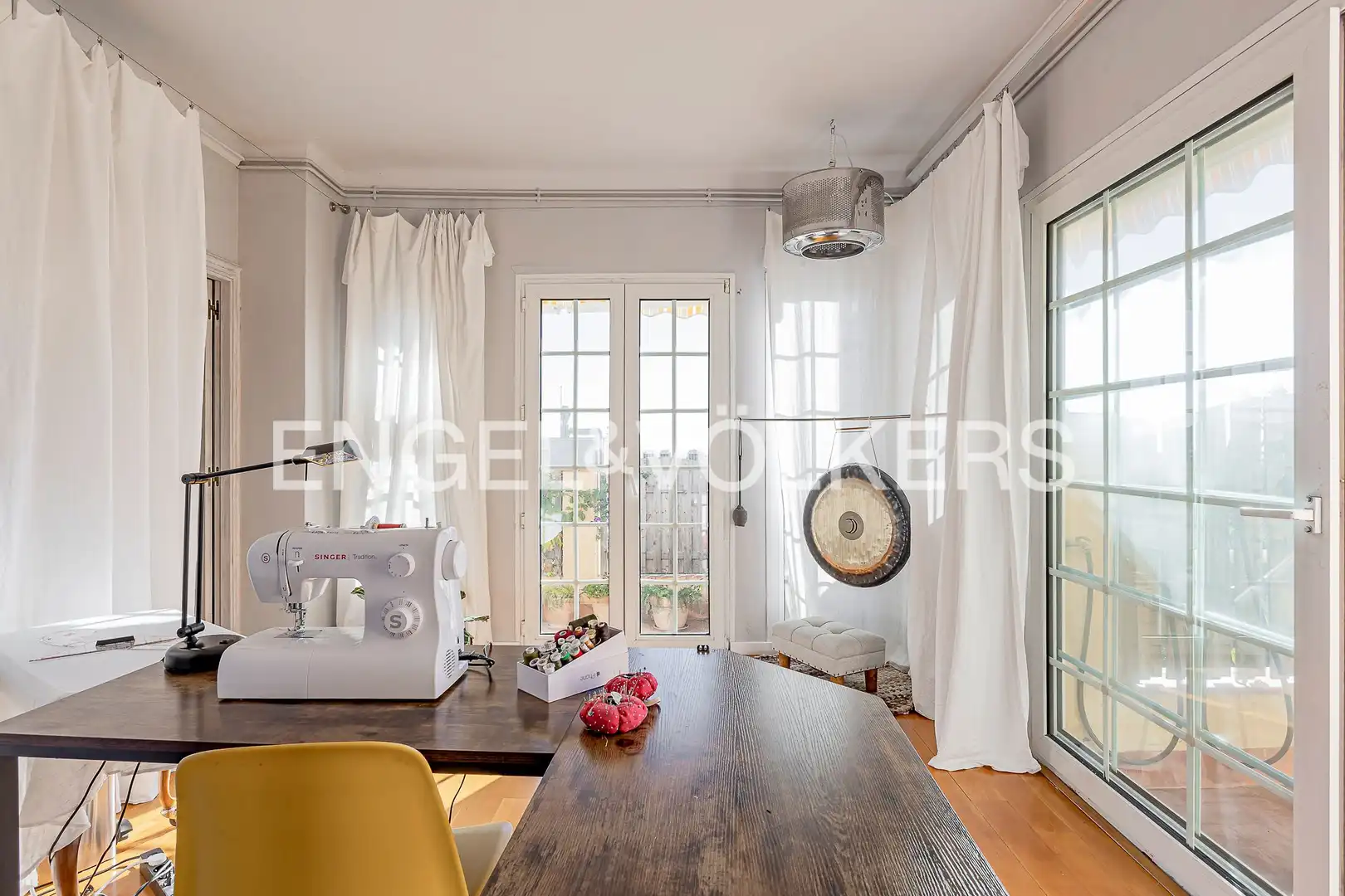 Dining room of Duplexes for sale in Barcelona  with Air Conditioner, Heating and Private garden