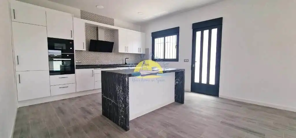 Cocina de Casa o chalet en venta en Mazarrón con Jardín privado, Terraza y Piscina