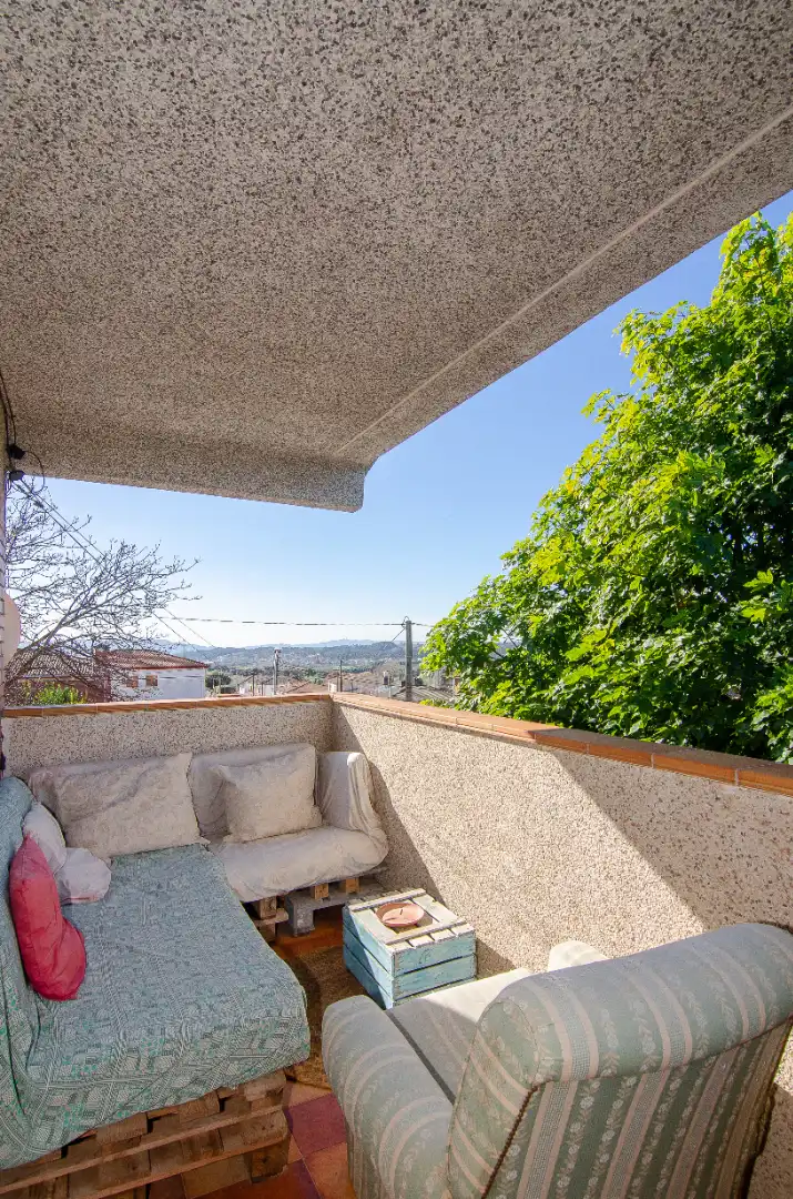 Balcony of Houses for sale in Santa Eulàlia de Ronçana  with Air Conditioner, Private garden and Terrace