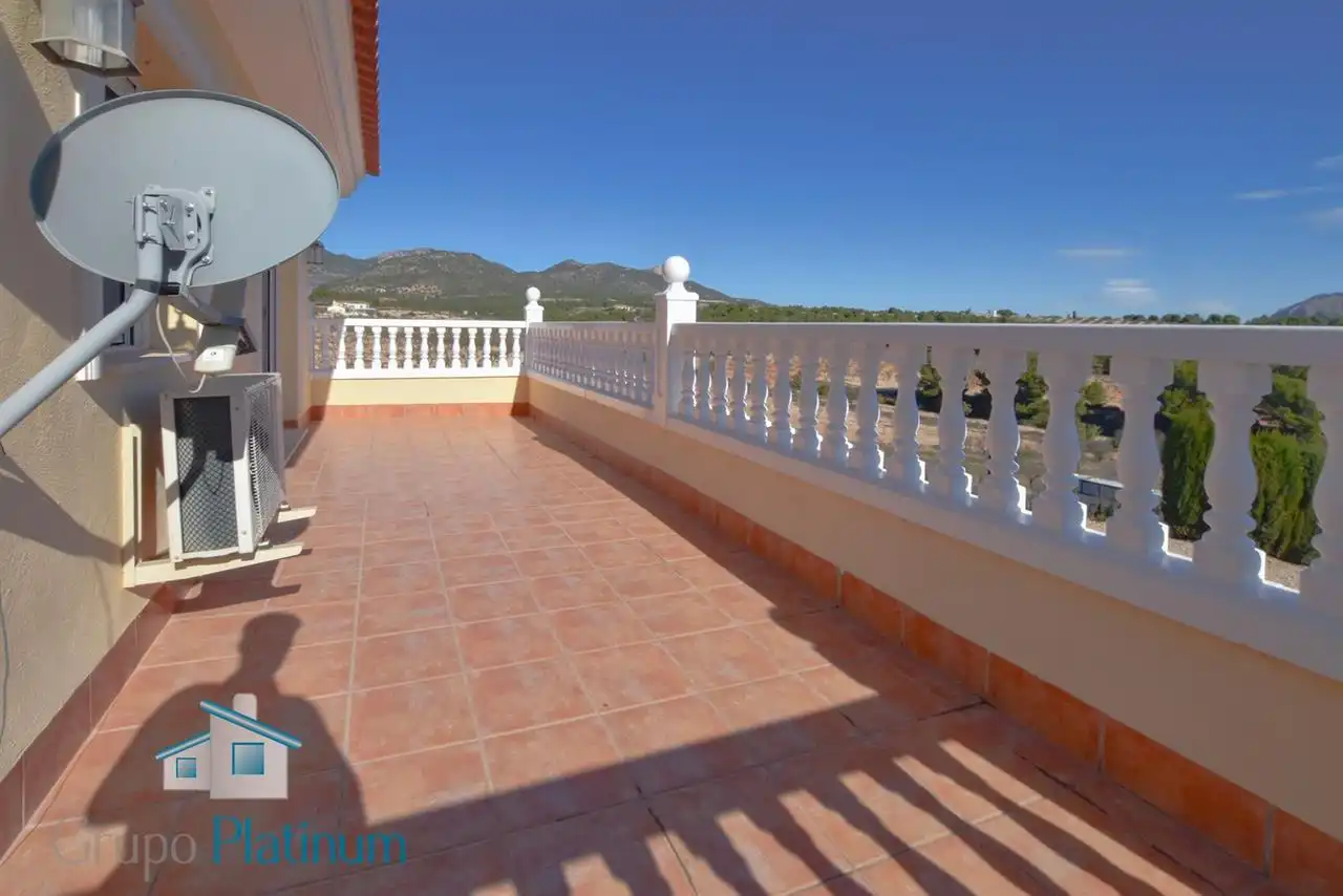 Terrassa de Casa o xalet en venda en Lorca amb Aire condicionat, Calefacció i Jardí privat